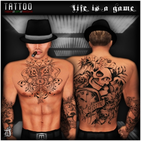 Tattoo Life Is A Game